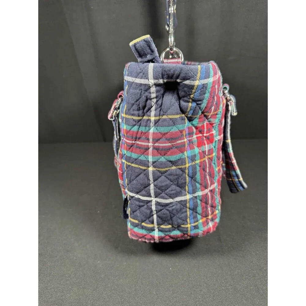 Vera Bradley Glenna Satchel Tartan Plaid Crossbody Quilted Bag EUC